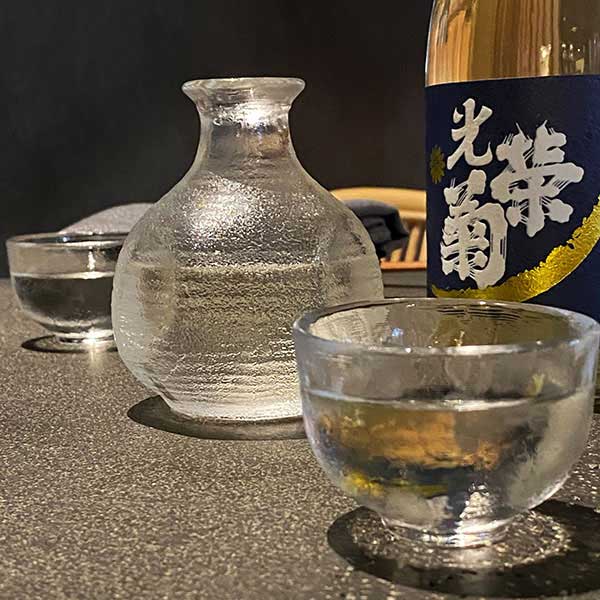 premium sake at anekawa japanese restaurant